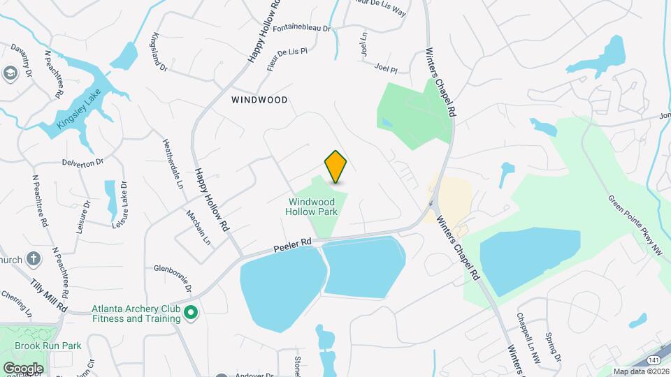 2589 Bentbrook Ct Map and Location Details