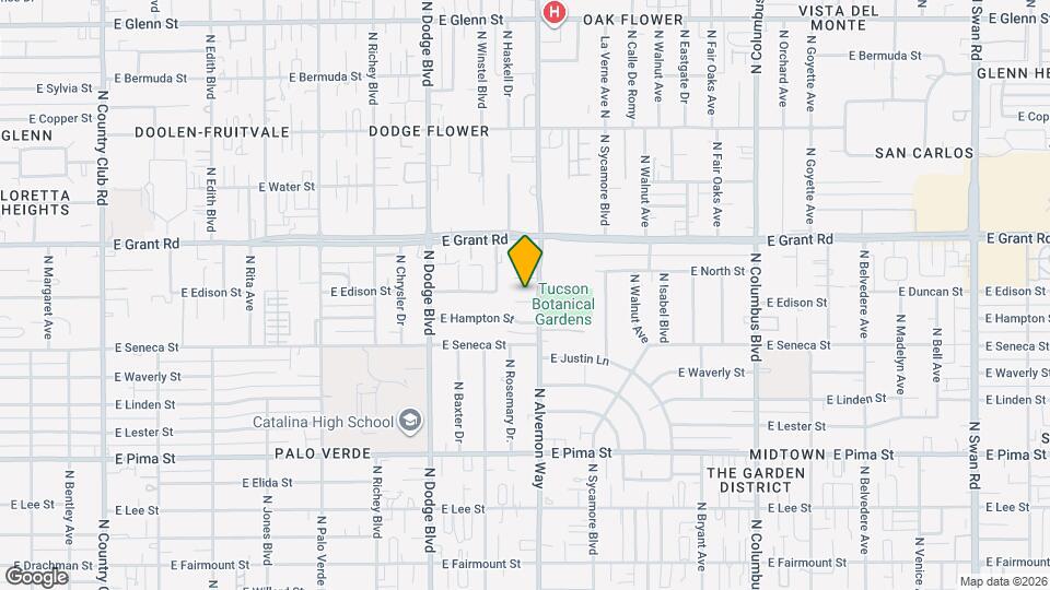 3857 E Edison Pl Map and Location Details