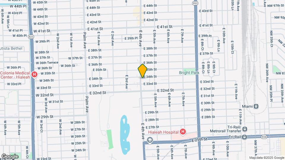 3365 E 4th Ave Map and Location Details