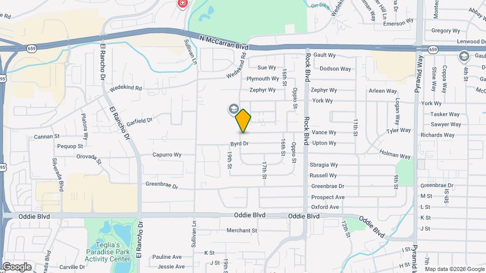 1799 Vance Wy Map and Location Details