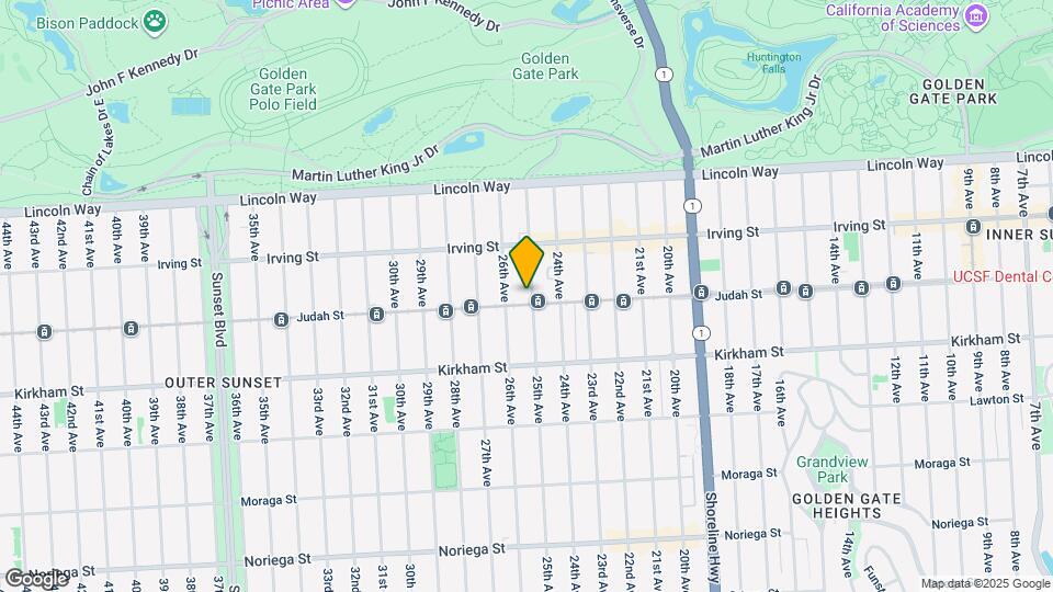 2010 Judah St Map and Location Details