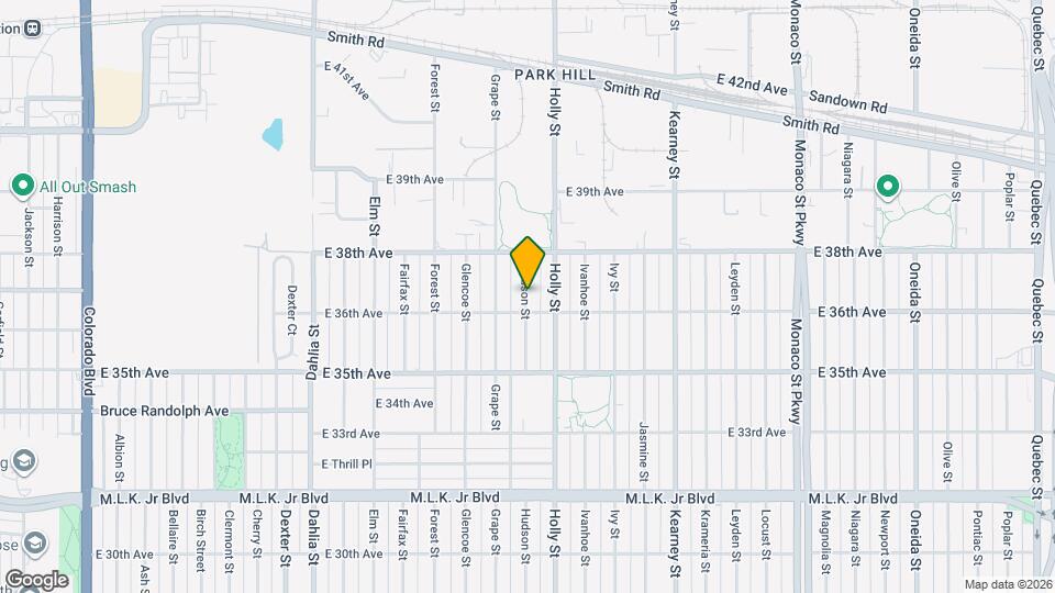 3622 Hudson St Map and Location Details