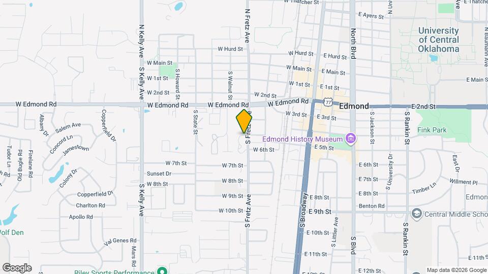 473 S Fretz Ave Map and Location Details