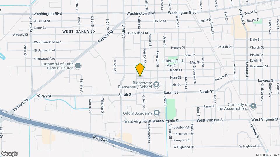 2735 Nora St Map and Location Details