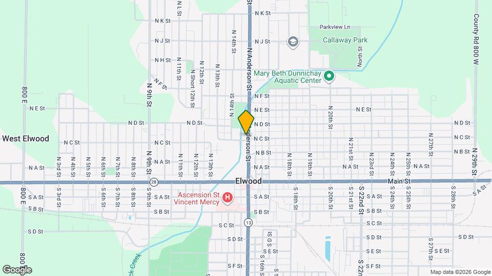 400 N Anderson St Mapa y Detalles de la Ubicación