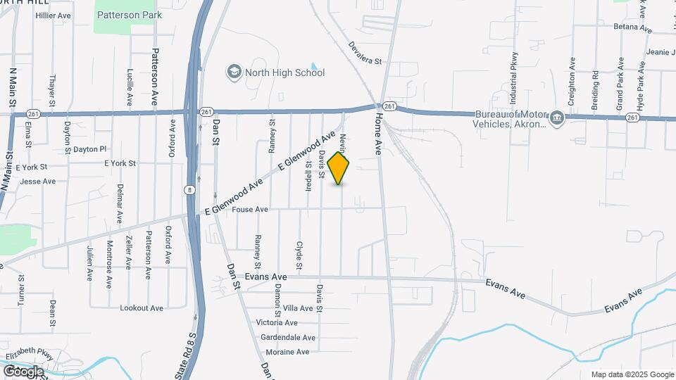 934 Nevin St Map and Location Details