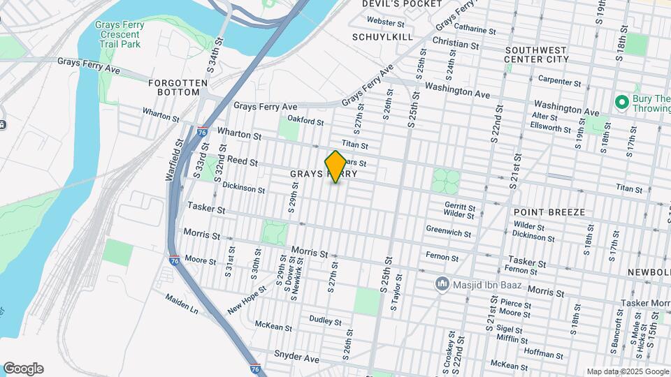 1422 S Etting St Map and Location Details