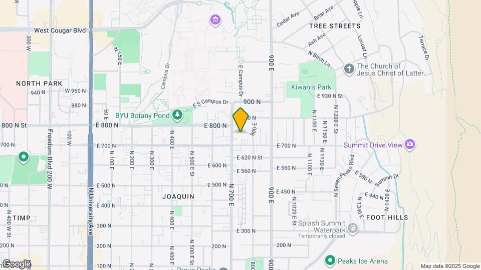 744 E 750 N St Map and Location Details