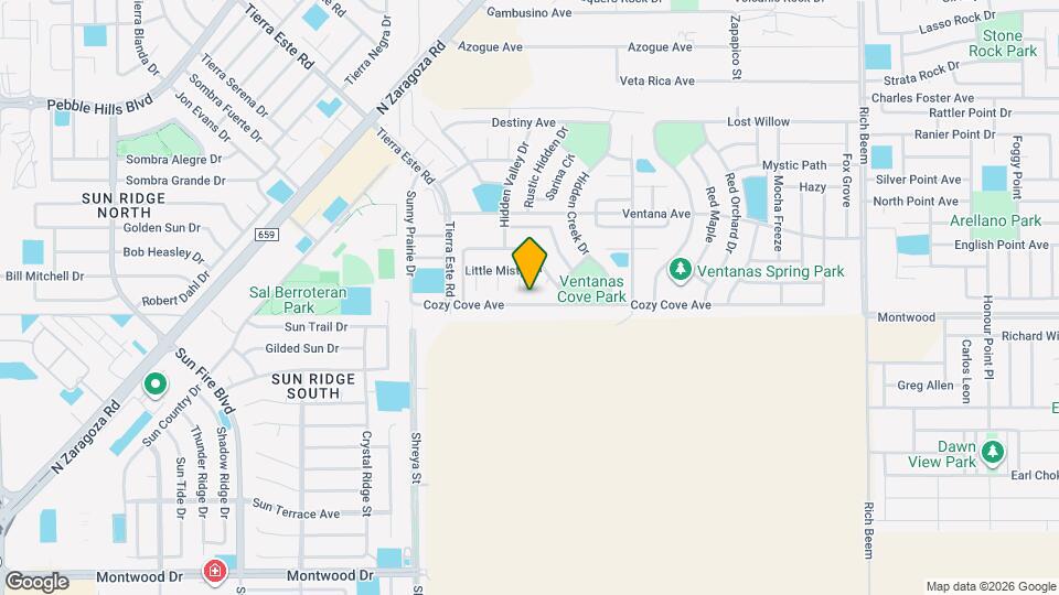 12873 Cozy Cove Ave Map and Location Details