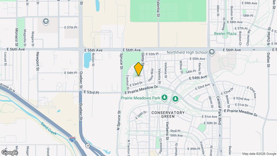 5424 Tamarac Way Map and Location Details