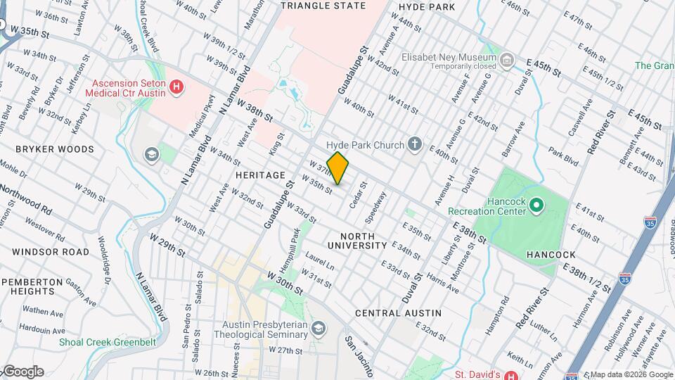 306 W 35th St Mapa y Detalles de la Ubicación