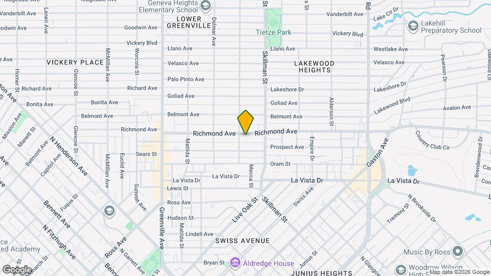 6012 Richmond Ave Map and Location Details