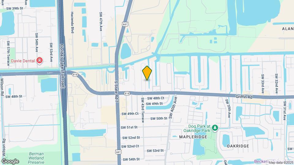 4710 SW 43rd Ave Map and Location Details