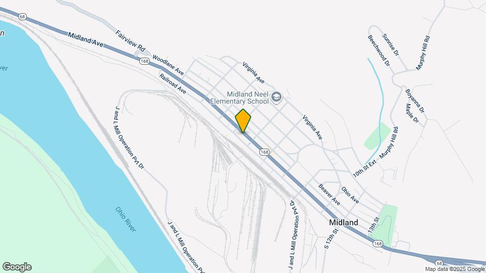 628 Midland Ave Map and Location Details