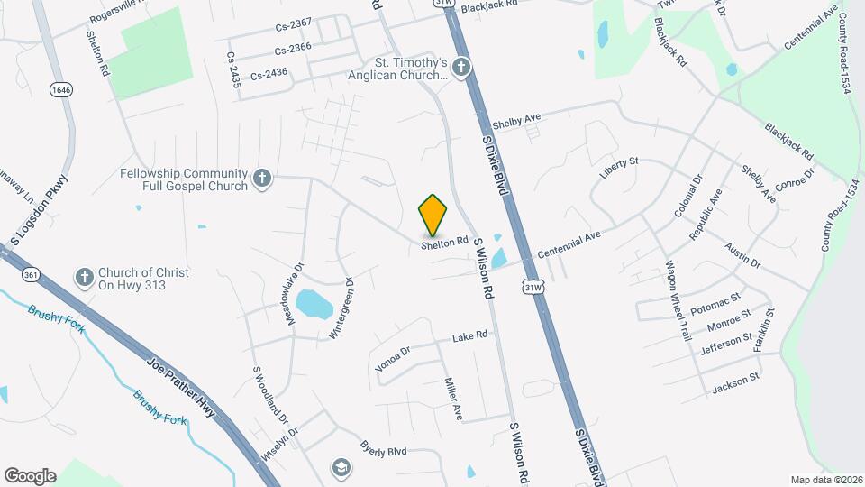 167 Shelton Rd Map and Location Details