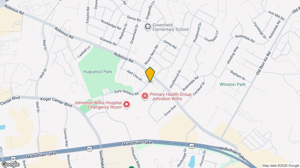 1701 Early Settlers Rd Map and Location Details