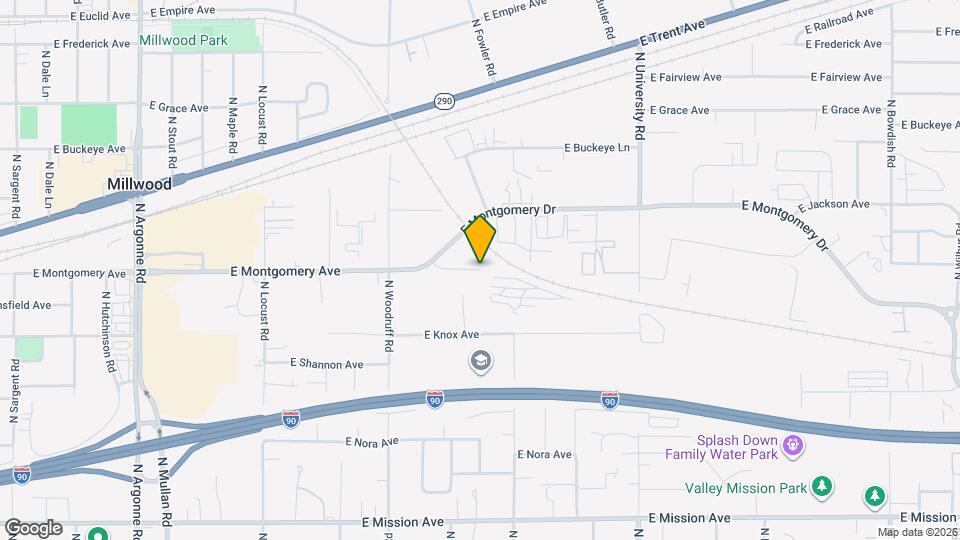 10623 E Montgomery Ave Map and Location Details