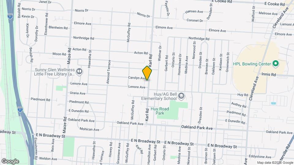 3429 Karl Rd Map and Location Details