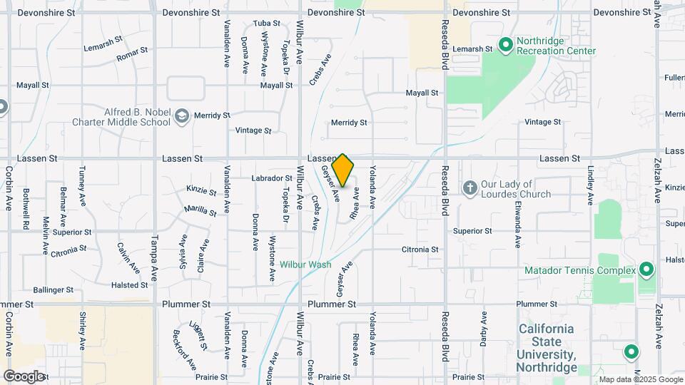 9800 Geyser Ave Map and Location Details