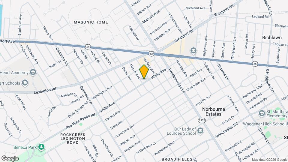421 Macon Ave Map and Location Details