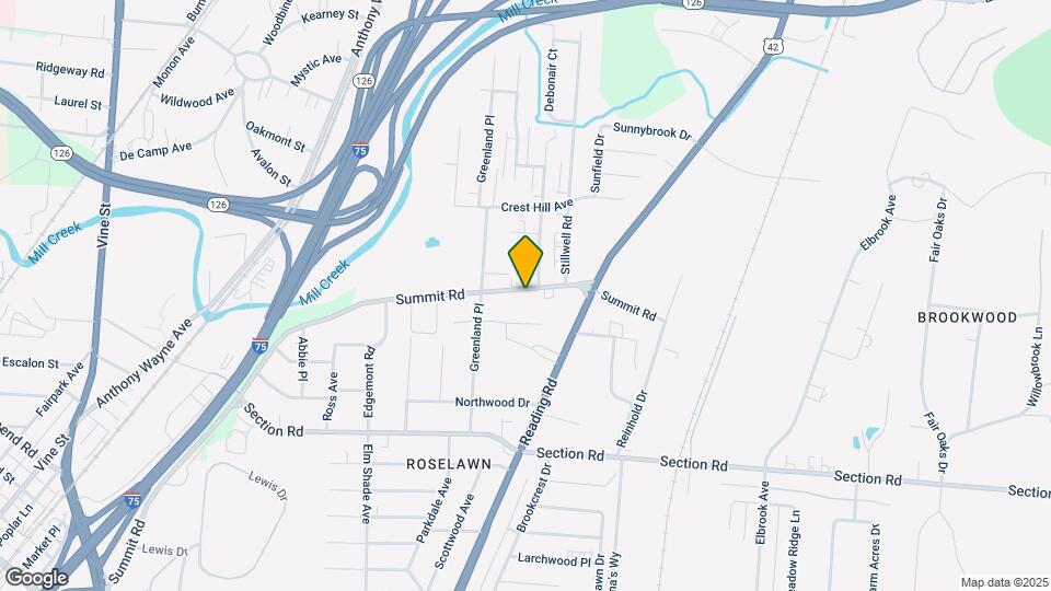 1623 Summit Rd, Unit 3 Map and Location Details