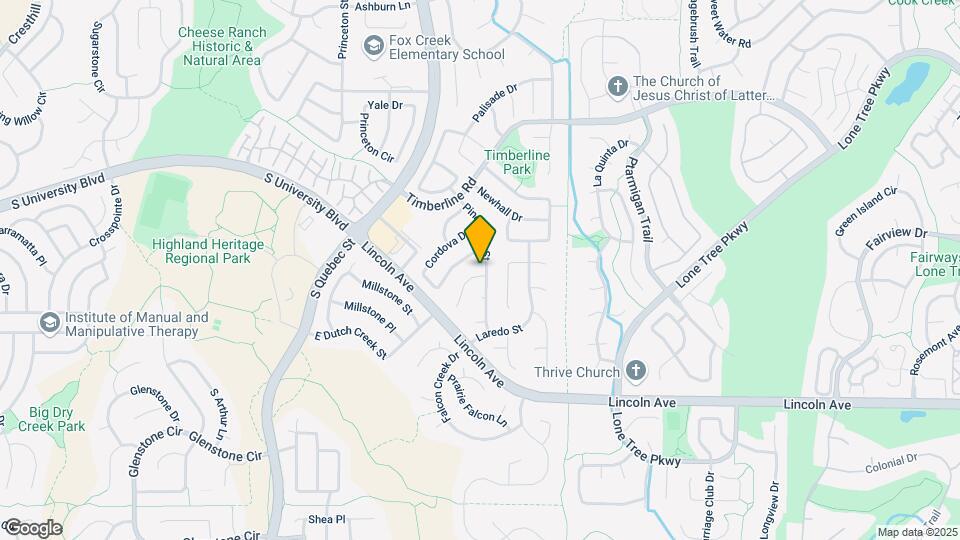 9615 Hemlock Ct Map and Location Details