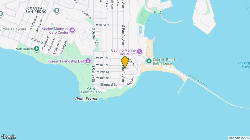 3838 S Pacific Ave Map and Location Details