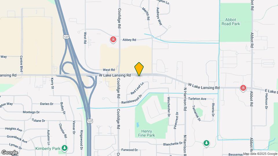 1361 W Lake Lansing Rd Map and Location Details