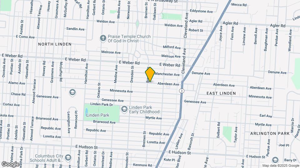1569 Aberdeen Ave Map and Location Details