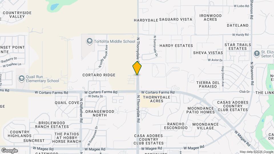8523 N Thornydale Rd Mapa y Detalles de la Ubicación