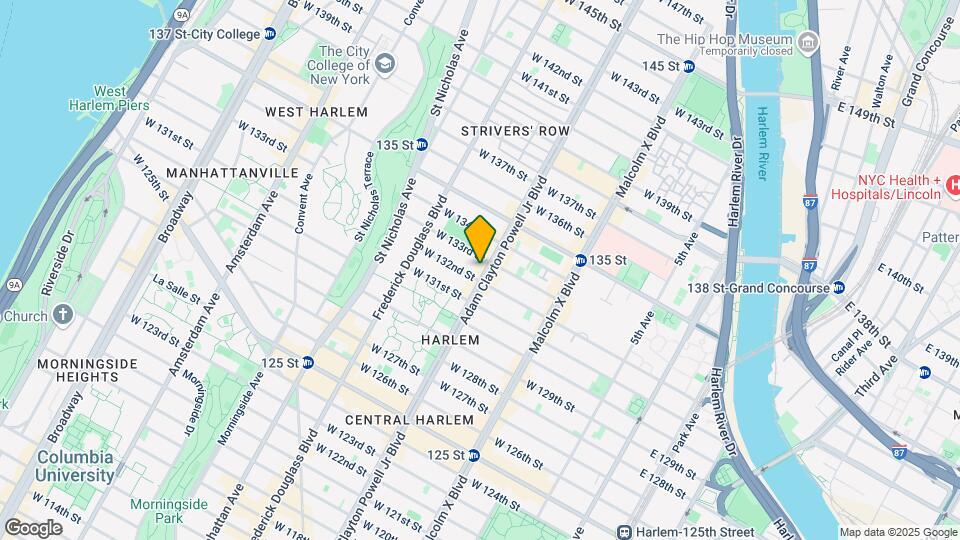 2250 Adam Clayton Powell Jr Blvd Map and Location Details