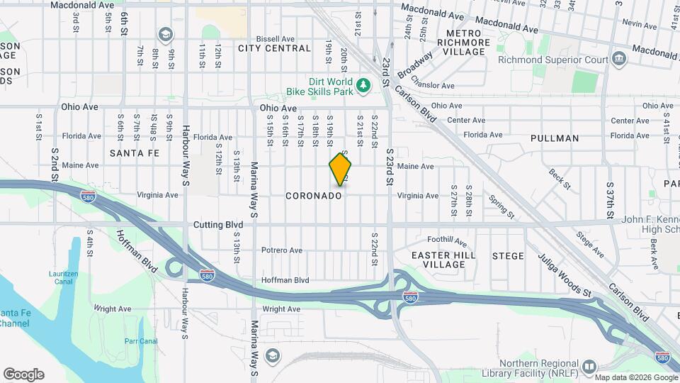 369 S 20th St Map and Location Details