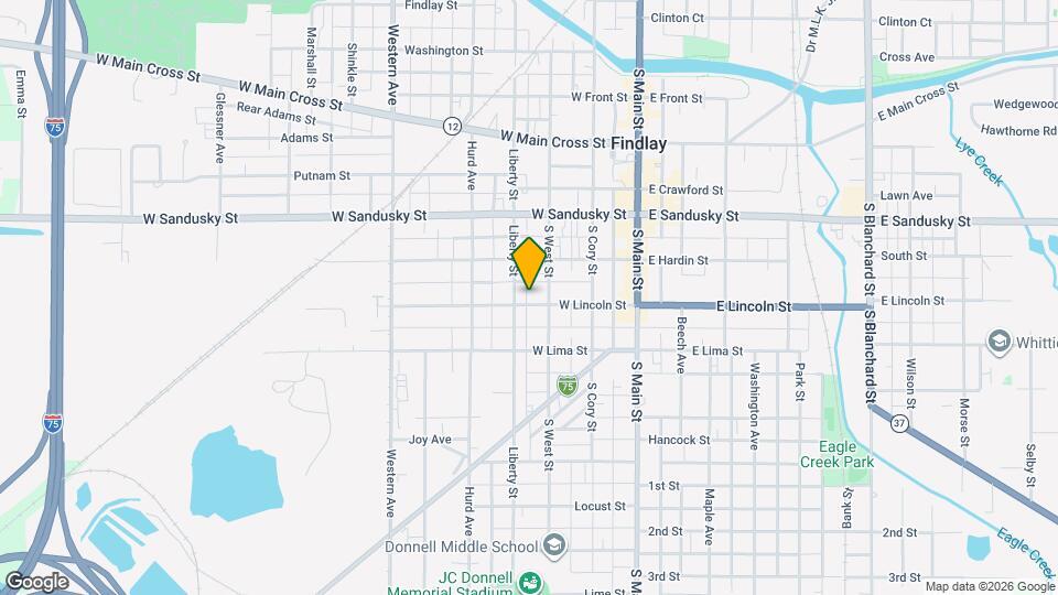 316 W Lincoln St Mapa y Detalles de la Ubicación