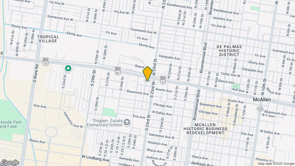 13 N 24th St Map and Location Details