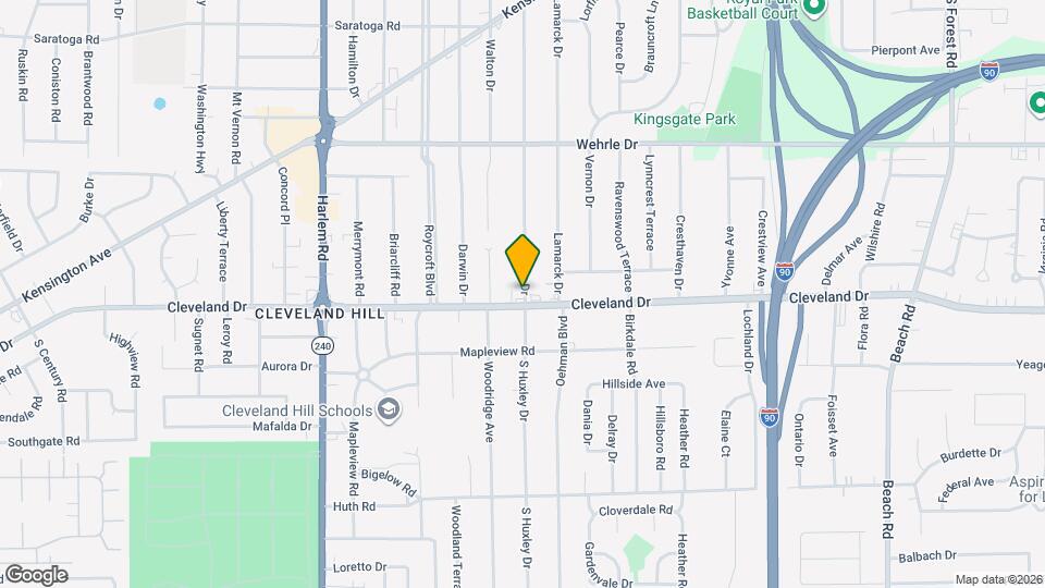 525 Huxley Dr Map and Location Details