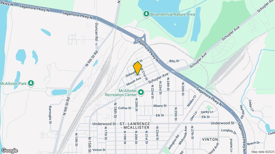 2024 Monon Ave Map and Location Details