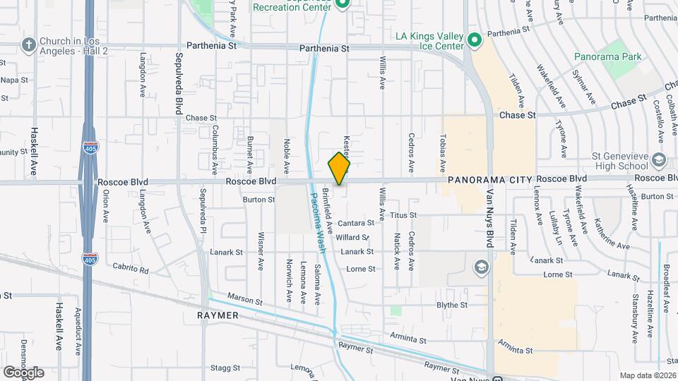 14914 Roscoe Blvd Map and Location Details