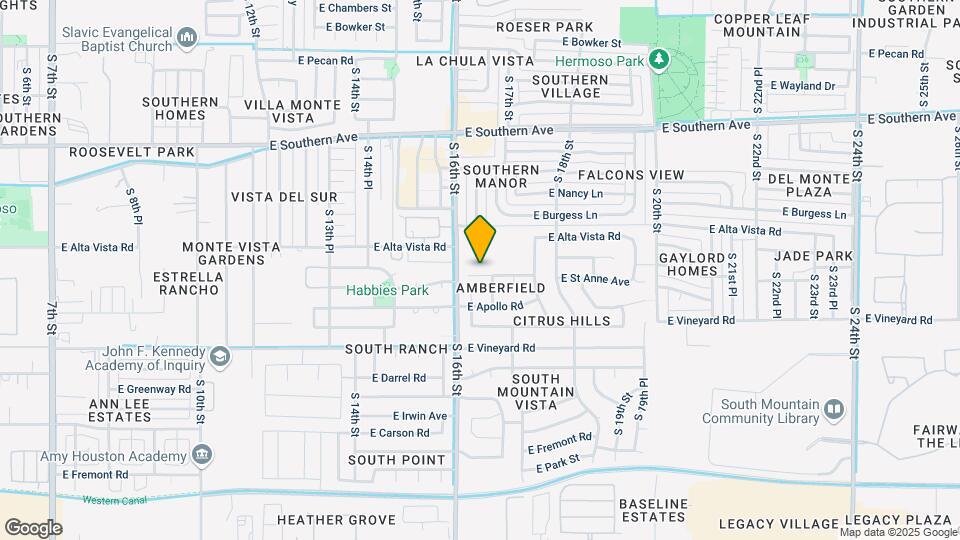 1622 E St Anne Ave Map and Location Details