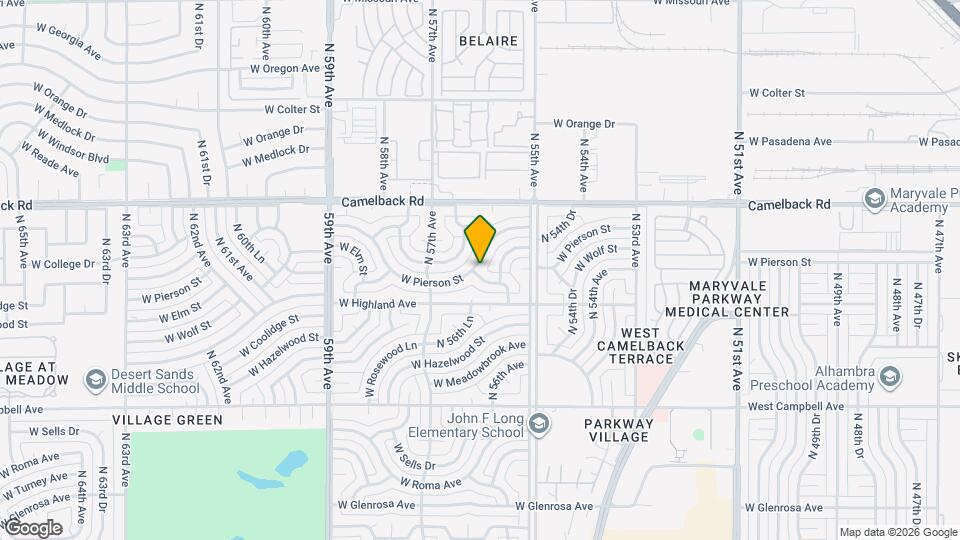 5625 W Pierson St Mapa y Detalles de la Ubicación