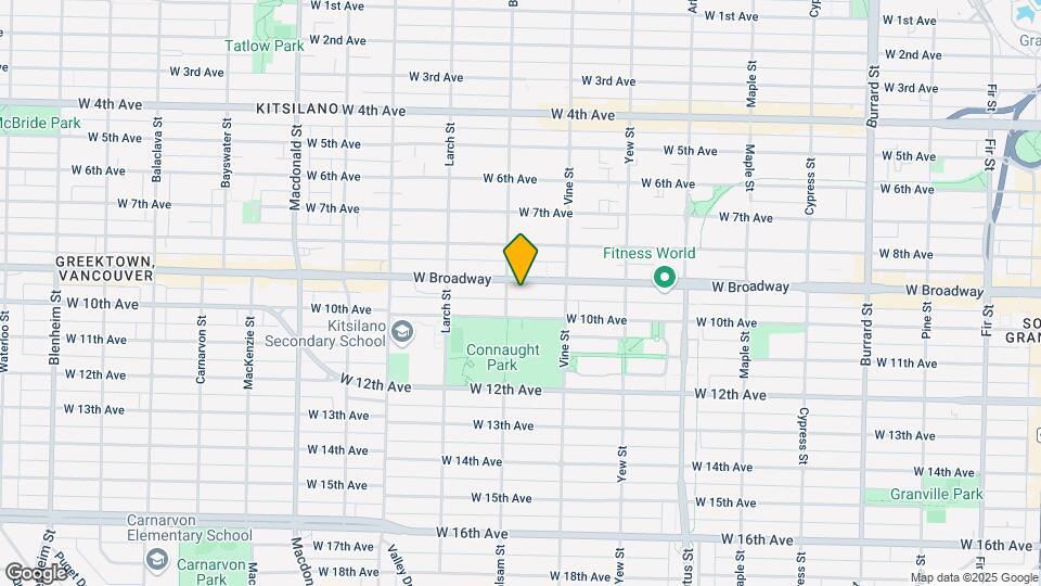 2384-2390 W Broadway Map and Location Details
