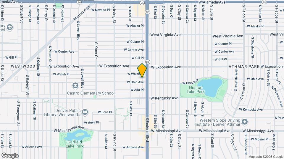 3051 W Ohio Avenue Map and Location Details