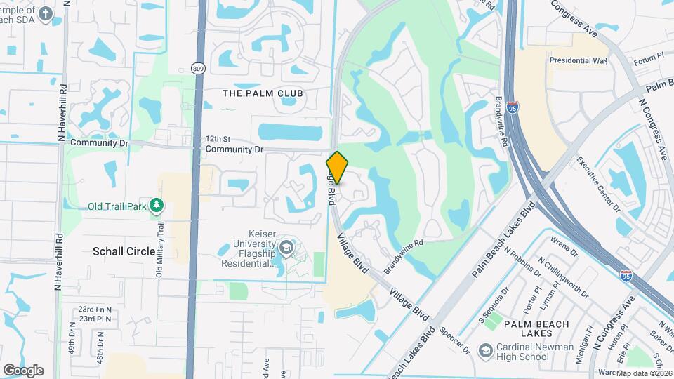 2101 Glenmoor Dr Map and Location Details