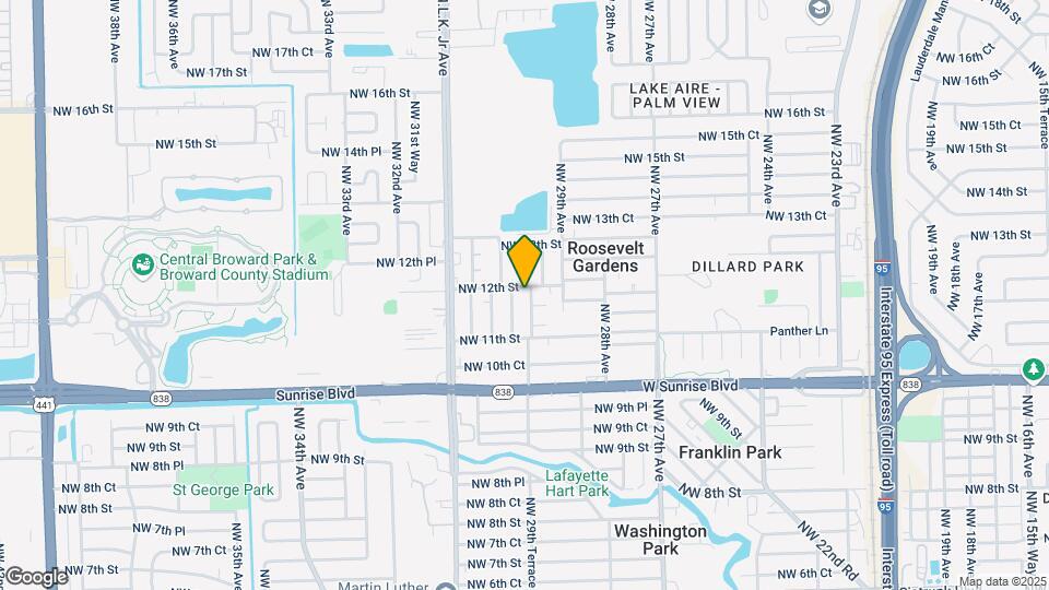 1187 NW 29th Terrace Mapa y Detalles de la Ubicación