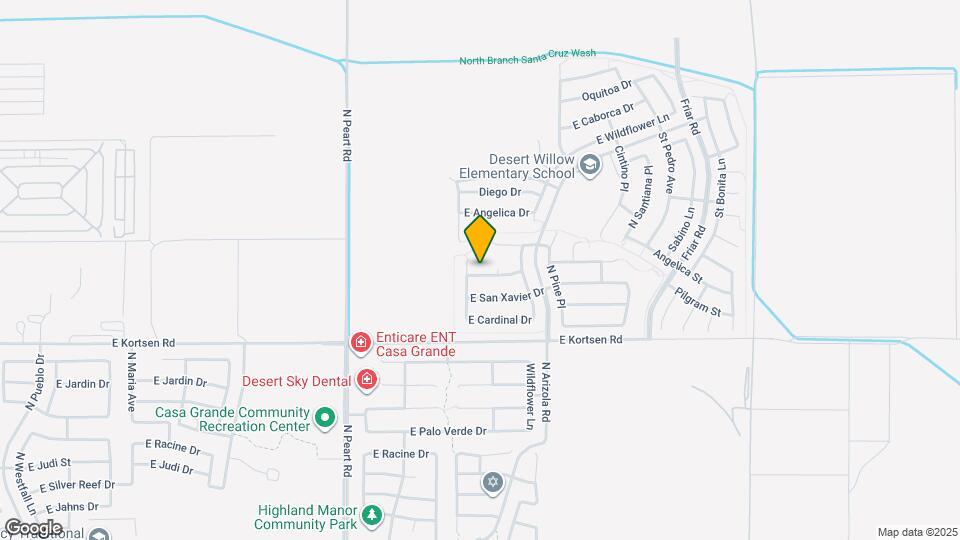 1636 E Bishop Dr Map and Location Details