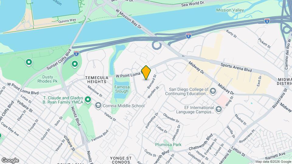 Dylan Point Loma Map and Location Details