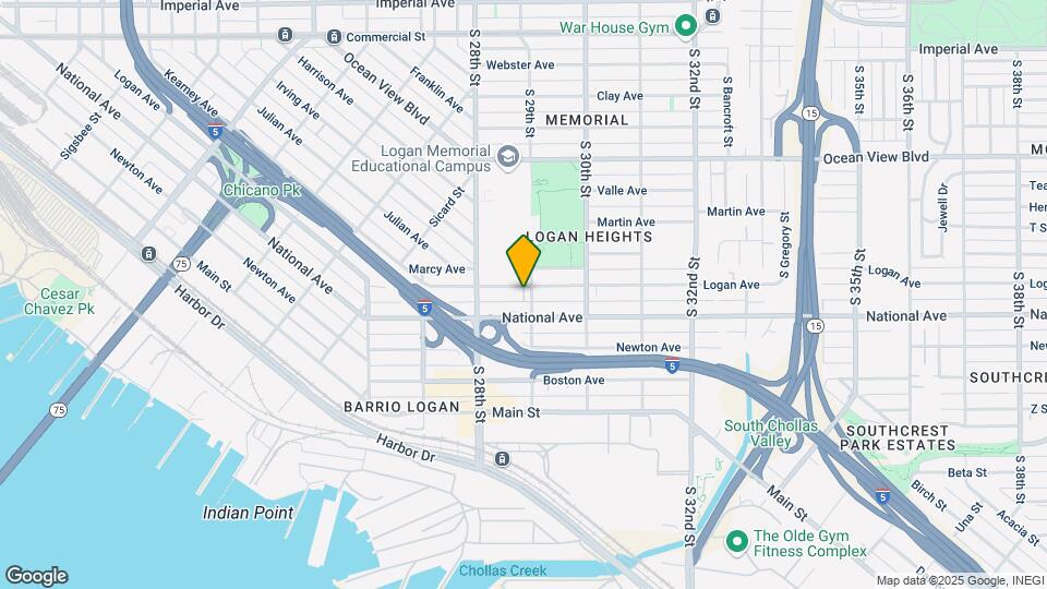 2881 Logan Ave Map and Location Details