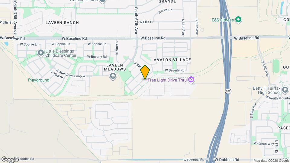 6727 W Desert Ln Mapa y Detalles de la Ubicación