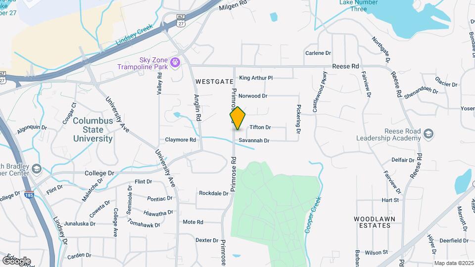 4004 Primrose Rd Map and Location Details