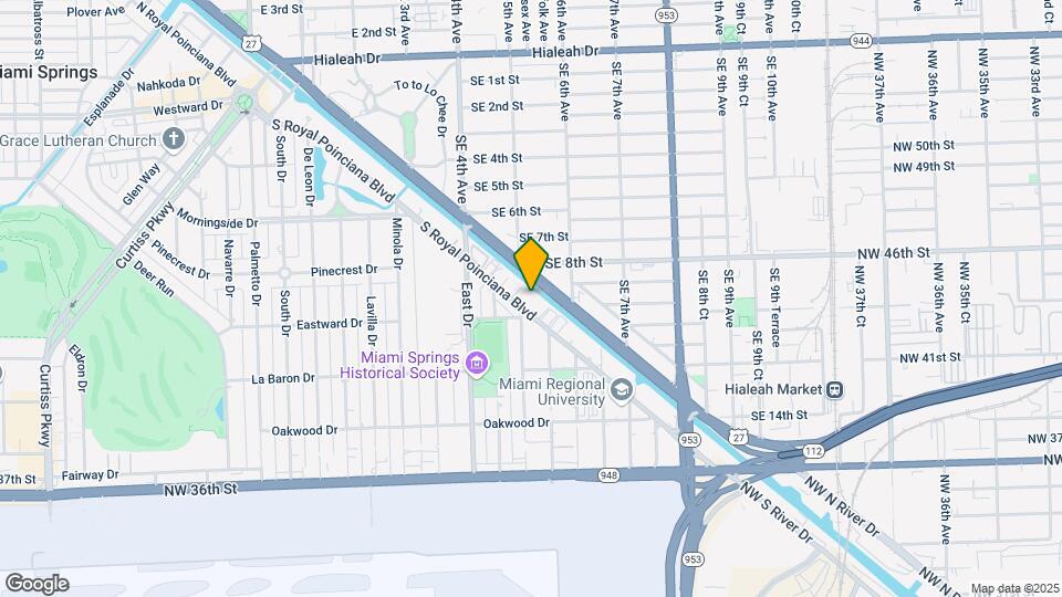 375 S Royal Poinciana Blvd Mapa y Detalles de la Ubicación