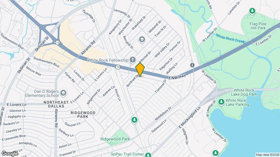 6912 Wake Forrest Dr Map and Location Details